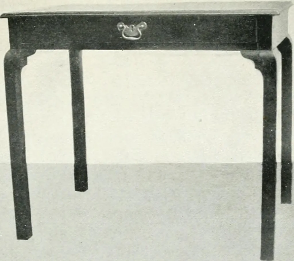 An illustration from Chats on cottage and farmhouse furniture, 1911, leaf 182