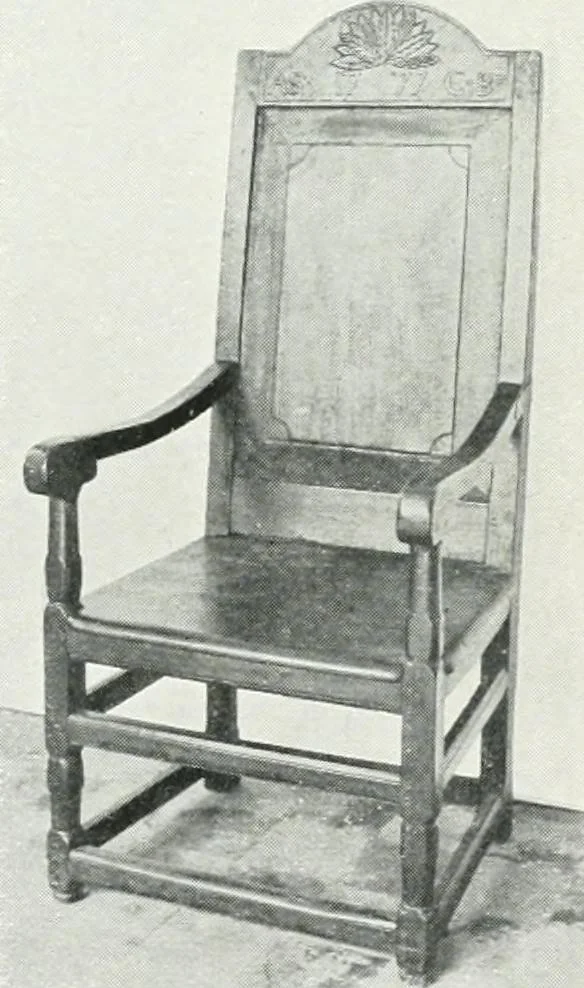 An illustration from Chats on cottage and farmhouse furniture, 1911, leaf 206