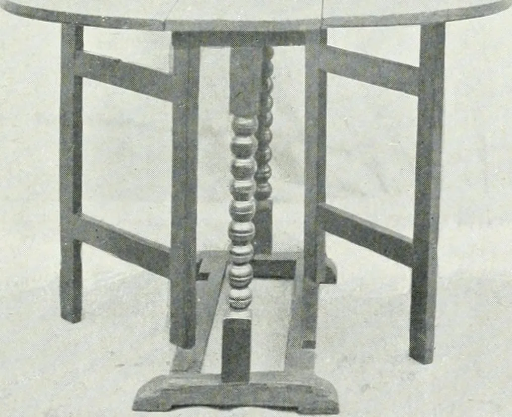 An illustration from Chats on cottage and farmhouse furniture, 1911, leaf 96