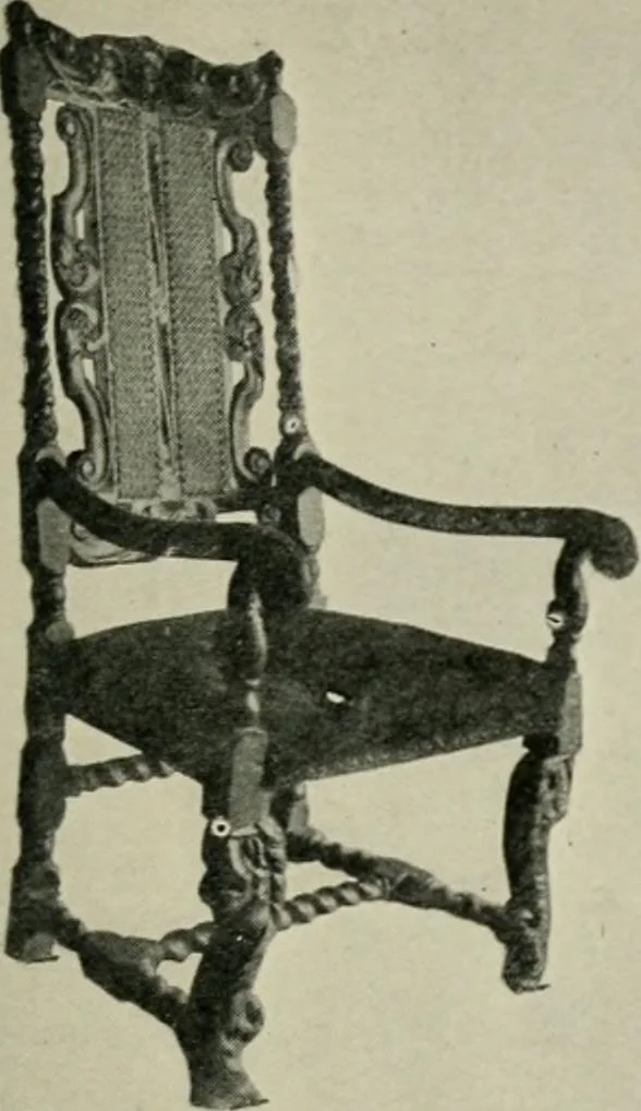 An illustration from Chats on old furniture : a practical guide for collectors, 1906, leaf 102