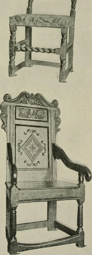 An illustration from Chats on old furniture : a practical guide for collectors, 1906, leaf 102