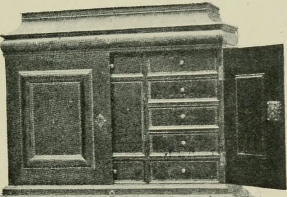 An illustration from Chats on old furniture : a practical guide for collectors, 1906, leaf 104