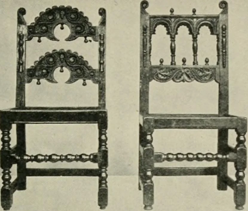 An illustration from Chats on old furniture : a practical guide for collectors, 1906, leaf 106