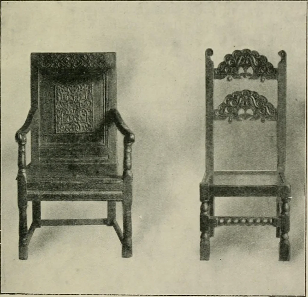 An illustration from Chats on old furniture : a practical guide for collectors, 1906, leaf 110
