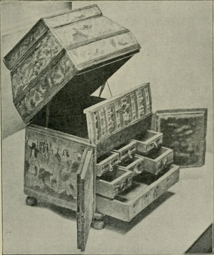 An illustration from Chats on old furniture : a practical guide for collectors, 1906, leaf 118