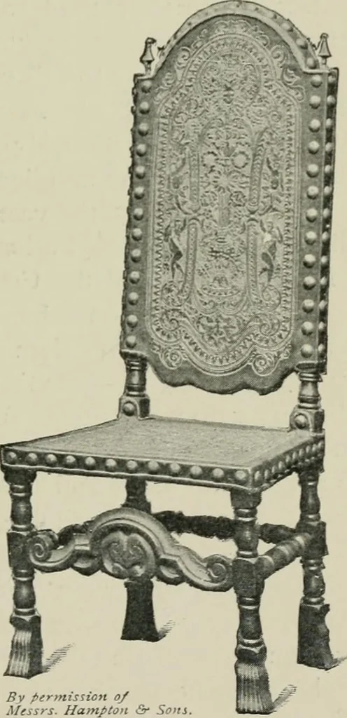 An illustration from Chats on old furniture : a practical guide for collectors, 1906, leaf 120
