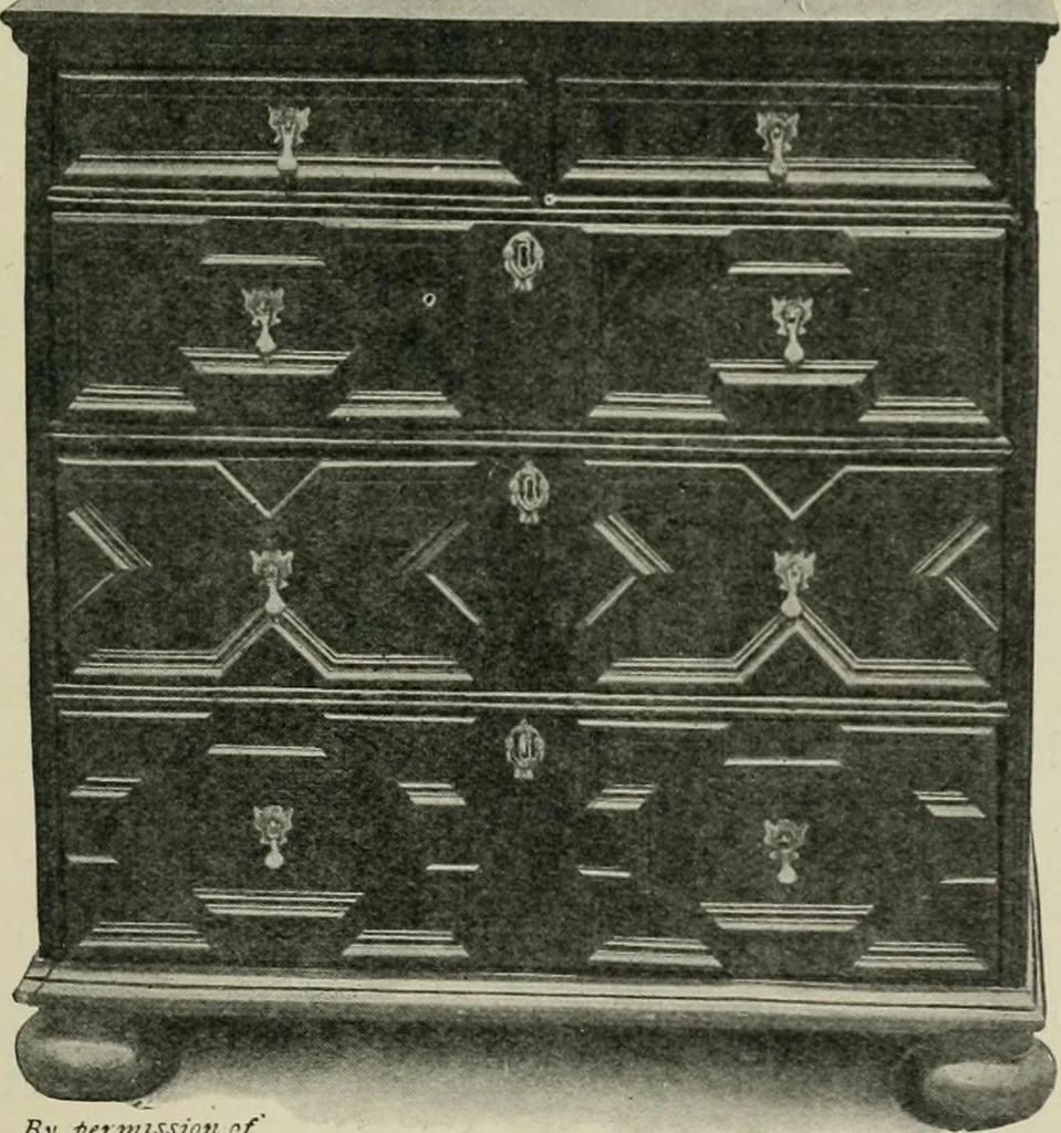 An illustration from Chats on old furniture : a practical guide for collectors, 1906, leaf 122