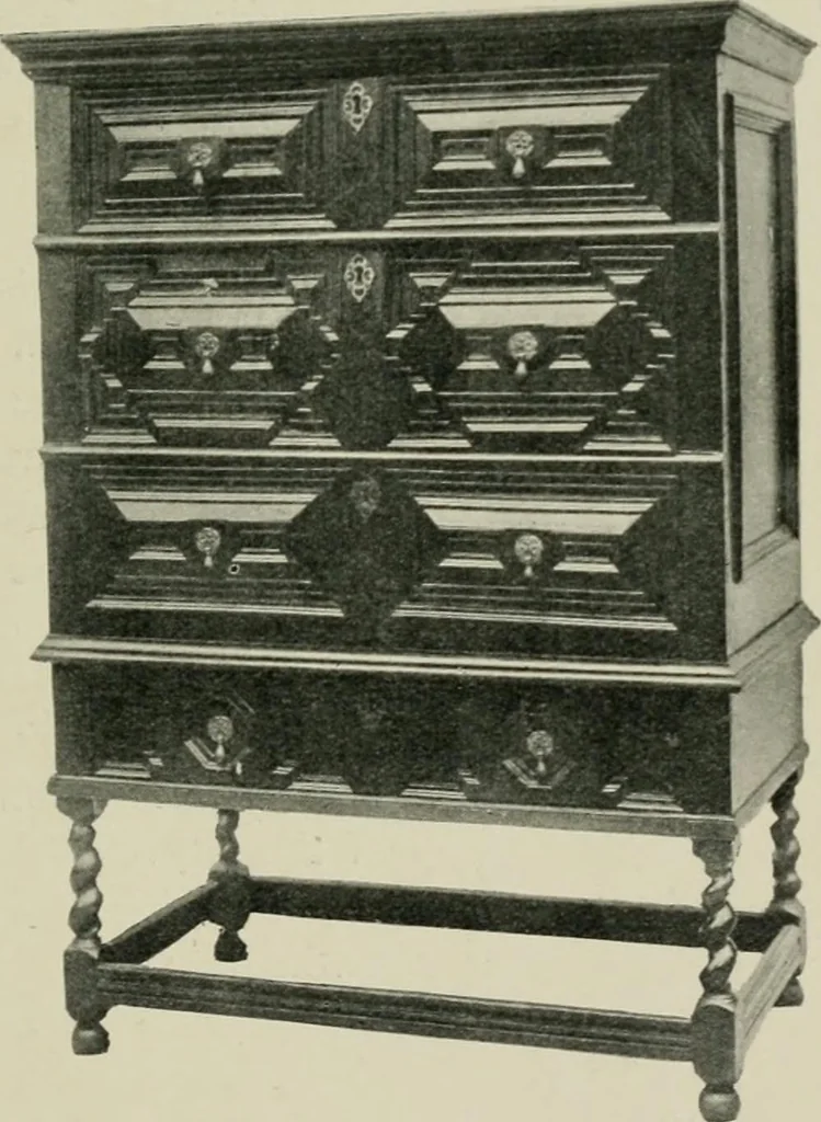 An illustration from Chats on old furniture : a practical guide for collectors, 1906, leaf 124