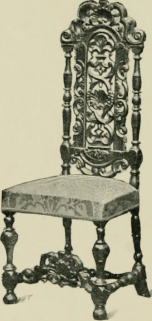 An illustration from Chats on old furniture : a practical guide for collectors, 1906, leaf 125