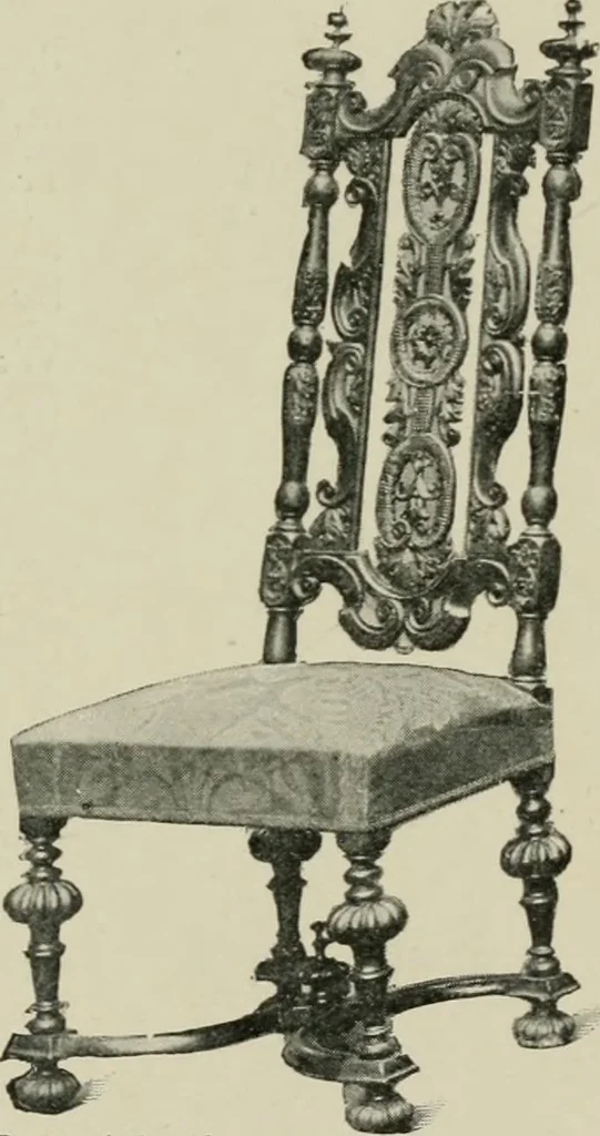 An illustration from Chats on old furniture : a practical guide for collectors, 1906, leaf 126