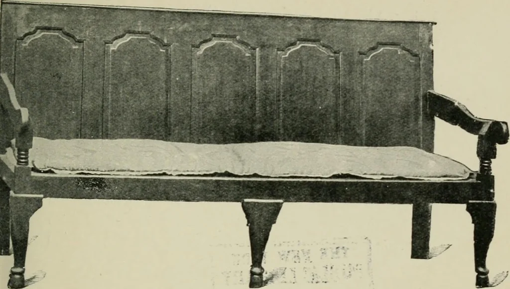 An illustration from Chats on old furniture : a practical guide for collectors, 1906, leaf 140
