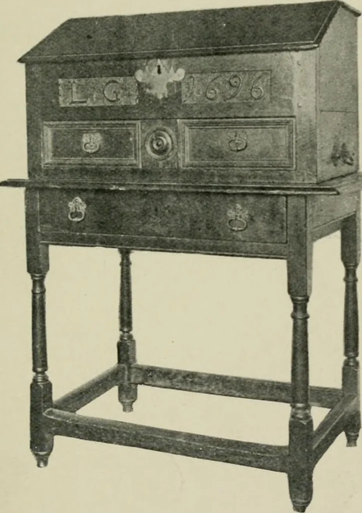 An illustration from Chats on old furniture : a practical guide for collectors, 1906, leaf 144