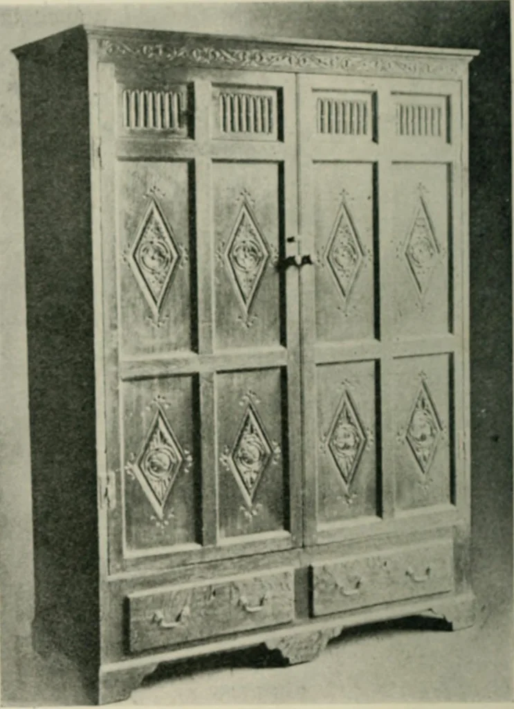 An illustration from Chats on old furniture : a practical guide for collectors, 1906, leaf 145