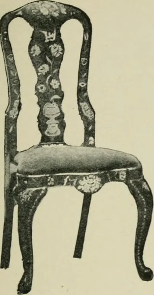 An illustration from Chats on old furniture : a practical guide for collectors, 1906, leaf 148