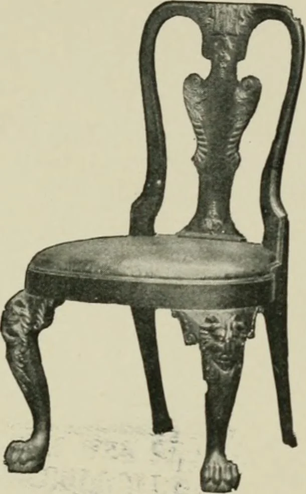 An illustration from Chats on old furniture : a practical guide for collectors, 1906, leaf 148