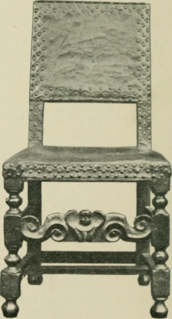 An illustration from Chats on old furniture : a practical guide for collectors, 1906, leaf 15