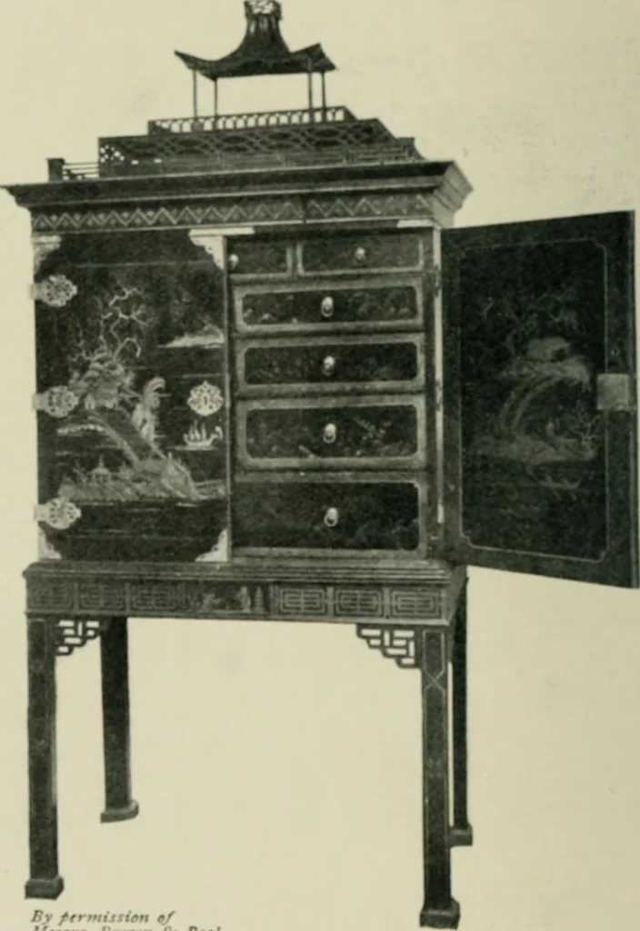 An illustration from Chats on old furniture : a practical guide for collectors, 1906, leaf 155