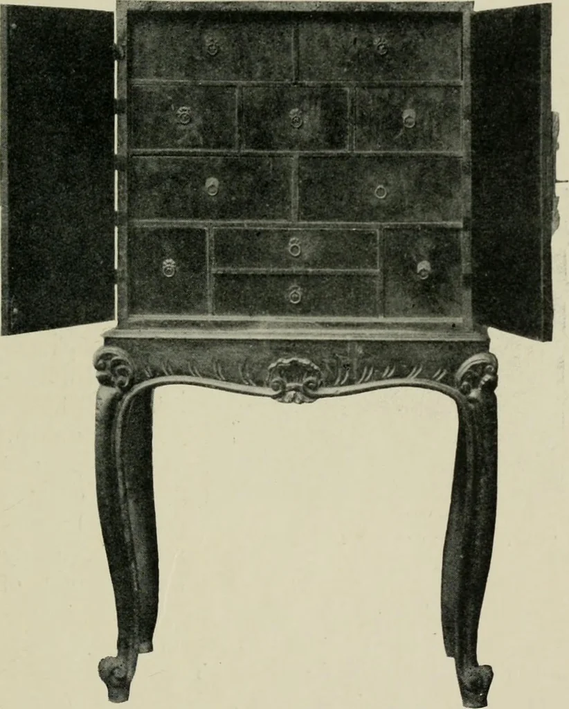 An illustration from Chats on old furniture : a practical guide for collectors, 1906, leaf 156