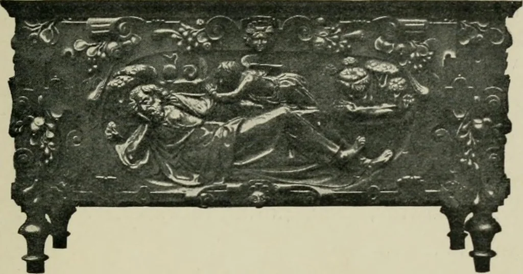 An illustration from Chats on old furniture : a practical guide for collectors, 1906, leaf 16