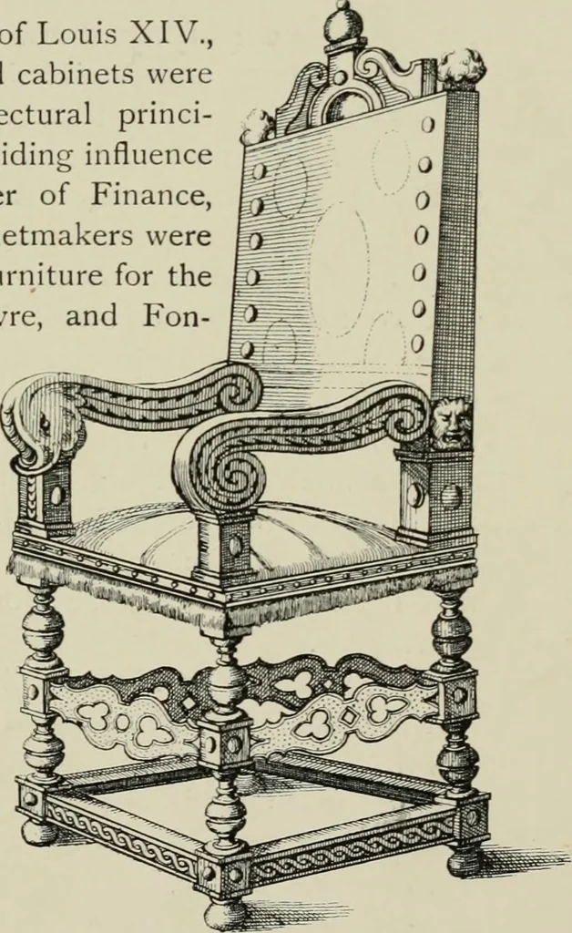 An illustration from Chats on old furniture : a practical guide for collectors, 1906, leaf 164