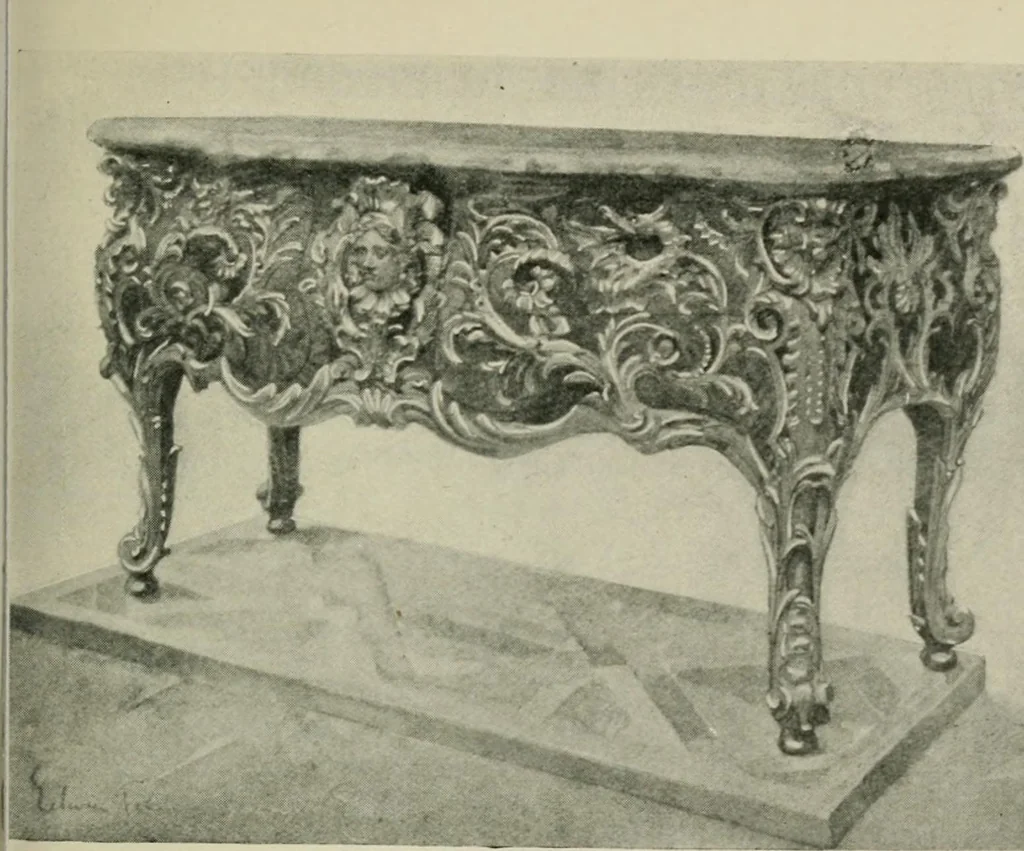 An illustration from Chats on old furniture : a practical guide for collectors, 1906, leaf 176