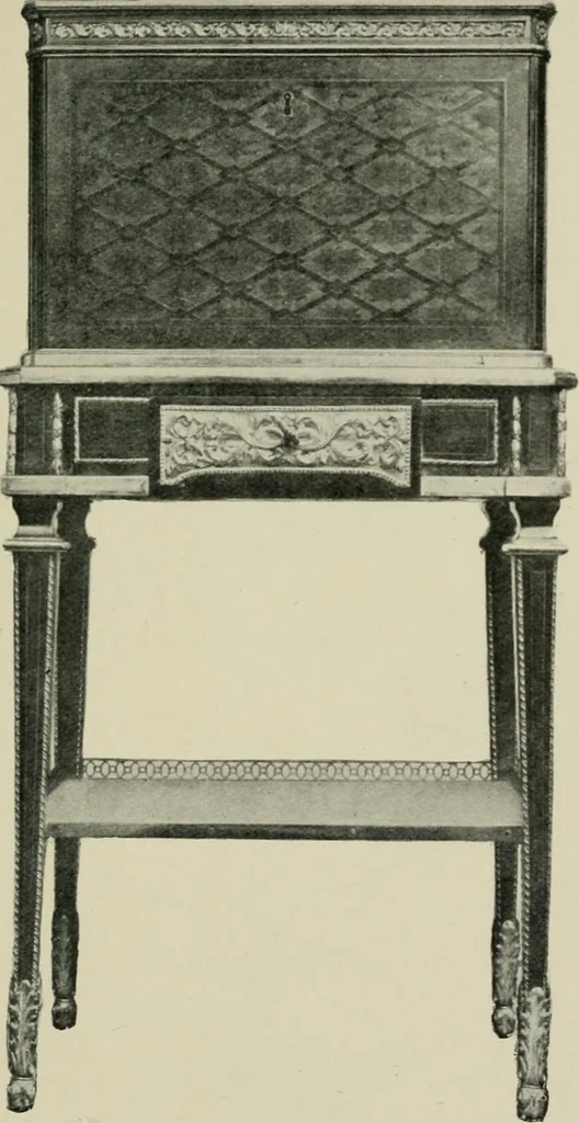 An illustration from Chats on old furniture : a practical guide for collectors, 1906, leaf 198
