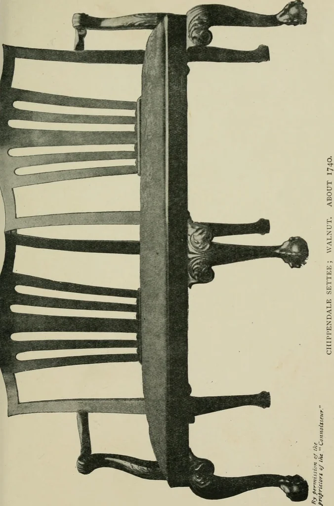 An illustration from Chats on old furniture : a practical guide for collectors, 1906, leaf 222