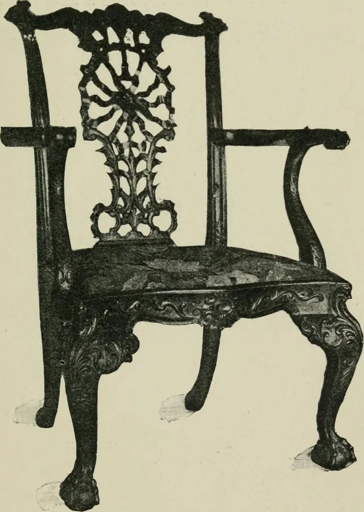 An illustration from Chats on old furniture : a practical guide for collectors, 1906, leaf 228