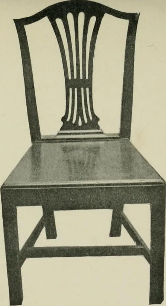An illustration from Chats on old furniture : a practical guide for collectors, 1906, leaf 238