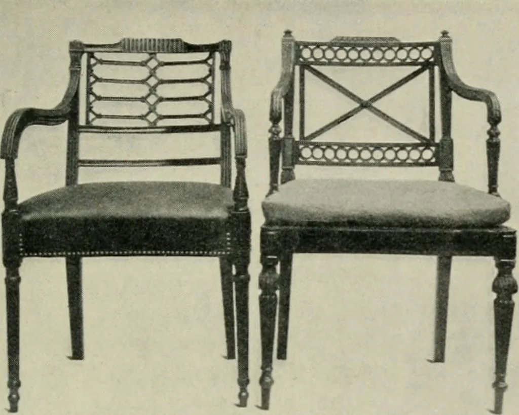 An illustration from Chats on old furniture : a practical guide for collectors, 1906, leaf 248