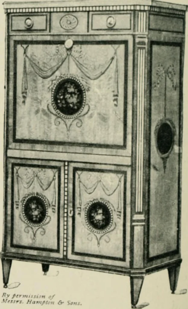 An illustration from Chats on old furniture : a practical guide for collectors, 1906, leaf 255