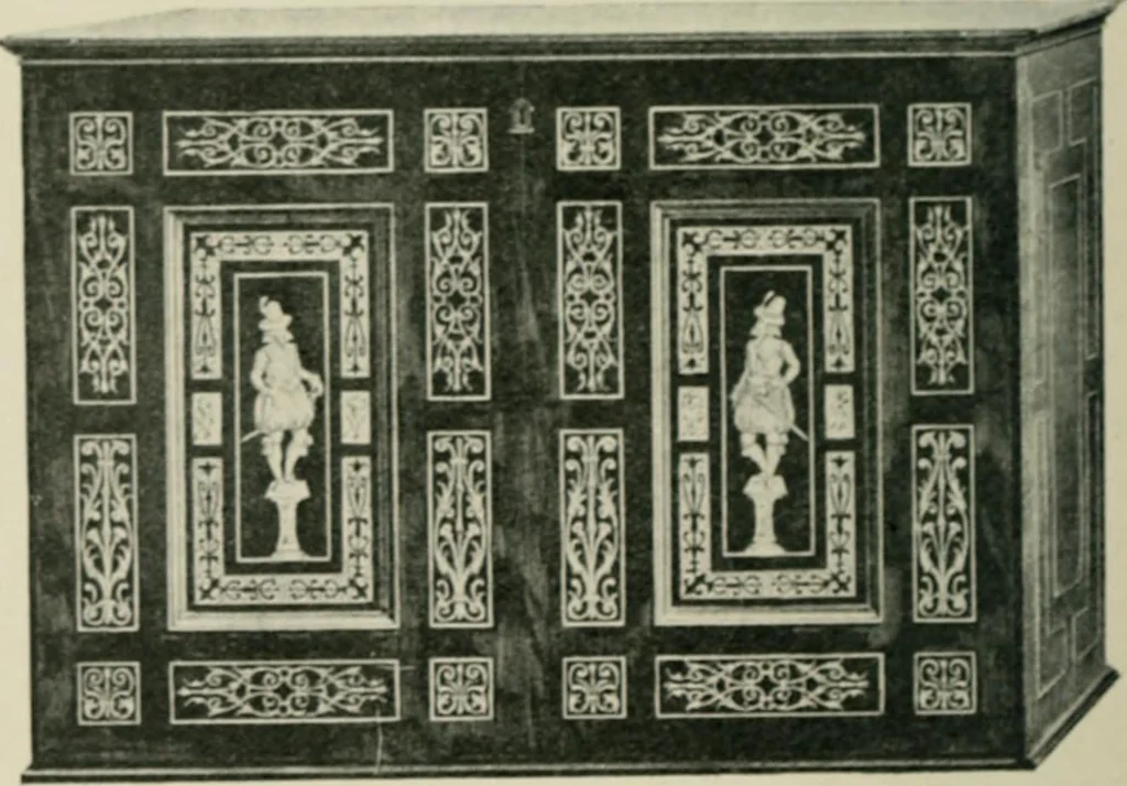 An illustration from Chats on old furniture : a practical guide for collectors, 1906, leaf 55
