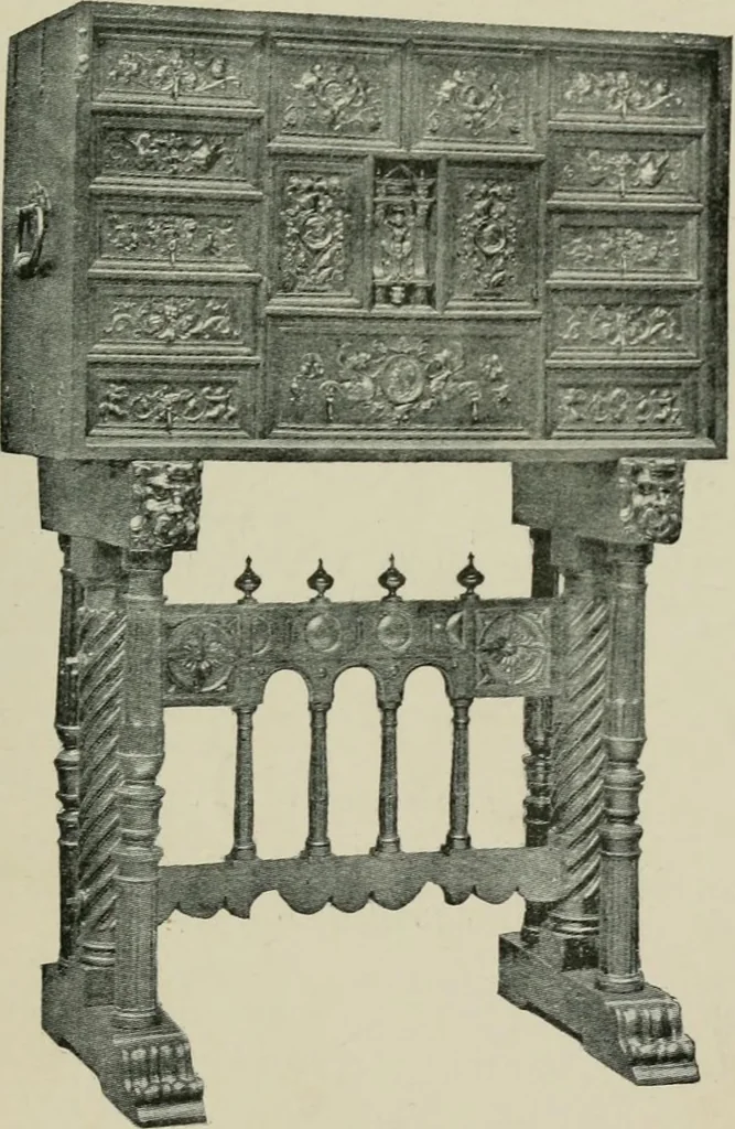 An illustration from Chats on old furniture : a practical guide for collectors, 1906, leaf 56