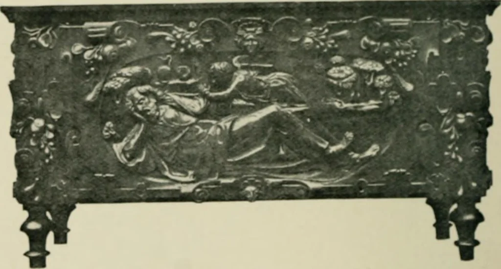 An illustration from Chats on old furniture : a practical guide for collectors, 1906, leaf 57