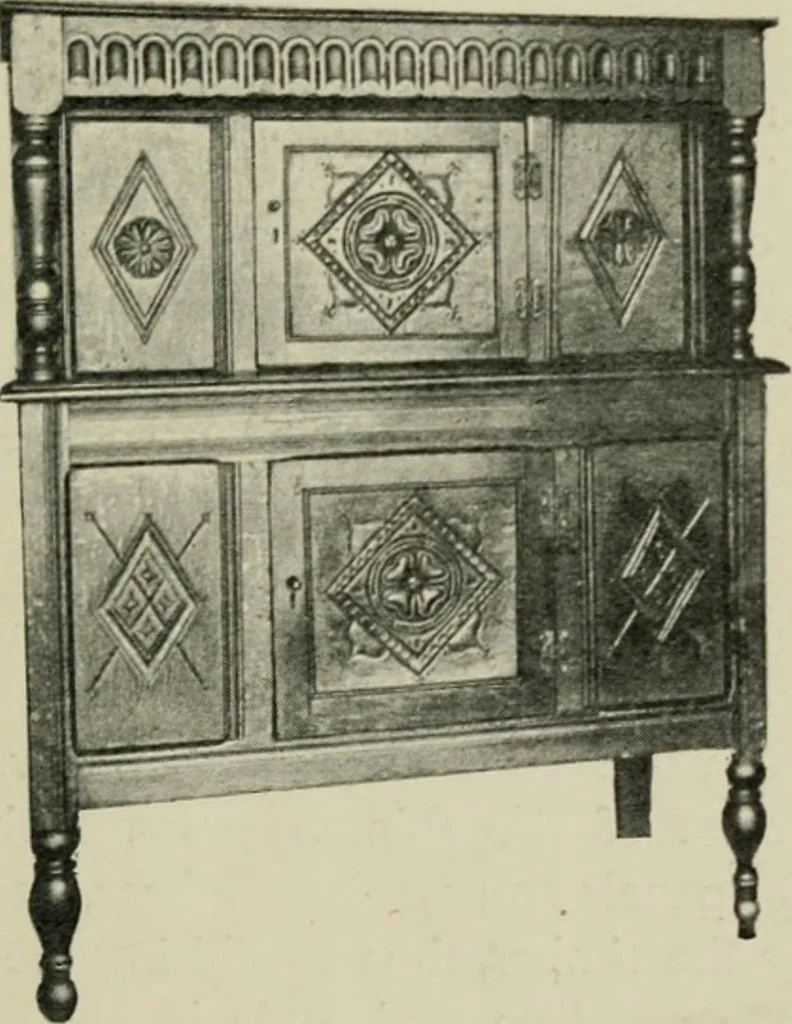 An illustration from Chats on old furniture : a practical guide for collectors, 1906, leaf 80