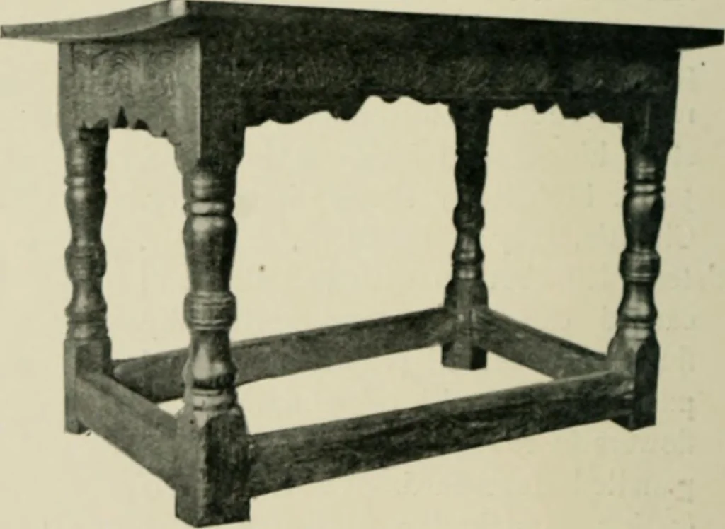 An illustration from Chats on old furniture : a practical guide for collectors, 1906, leaf 83