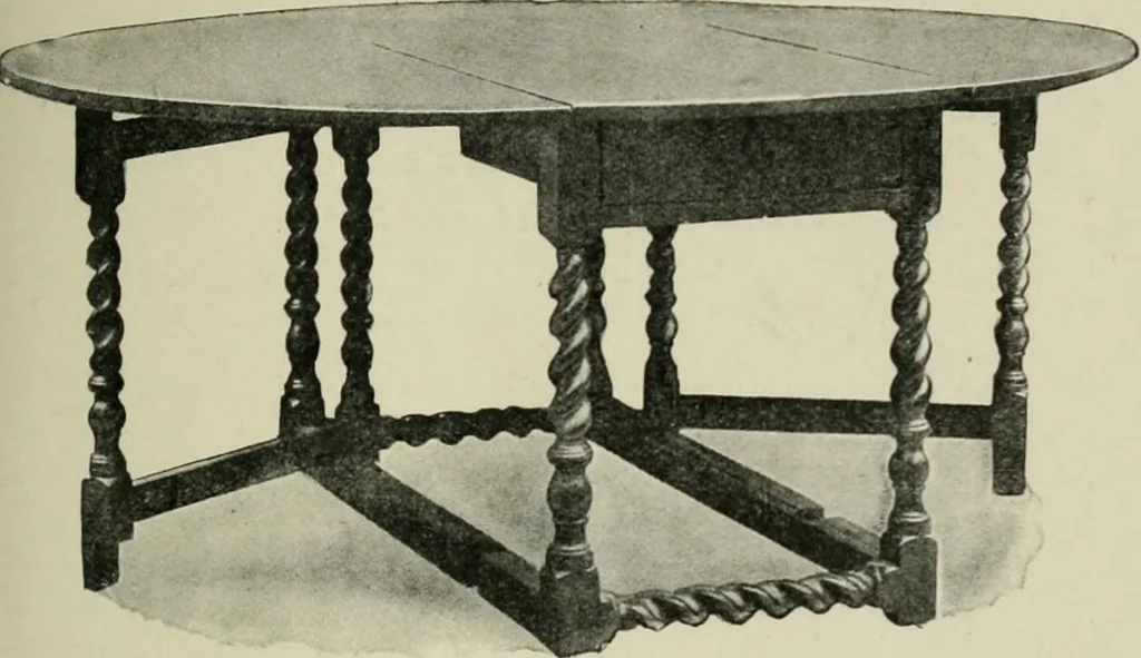 An illustration from Chats on old furniture : a practical guide for collectors, 1906, leaf 86
