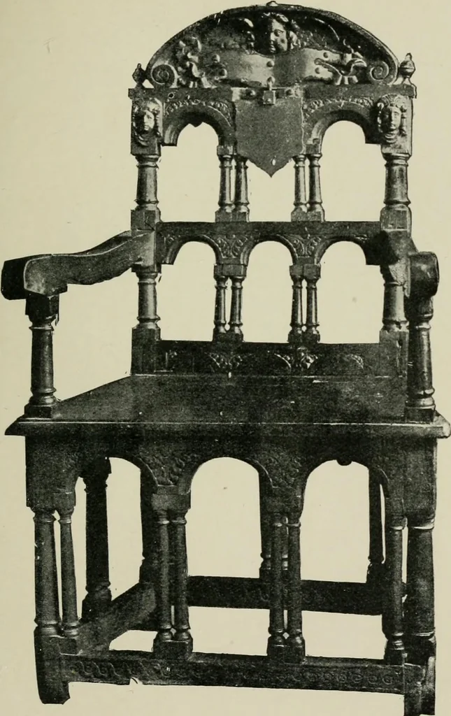 An illustration from Chats on old furniture : a practical guide for collectors, 1906, leaf 88