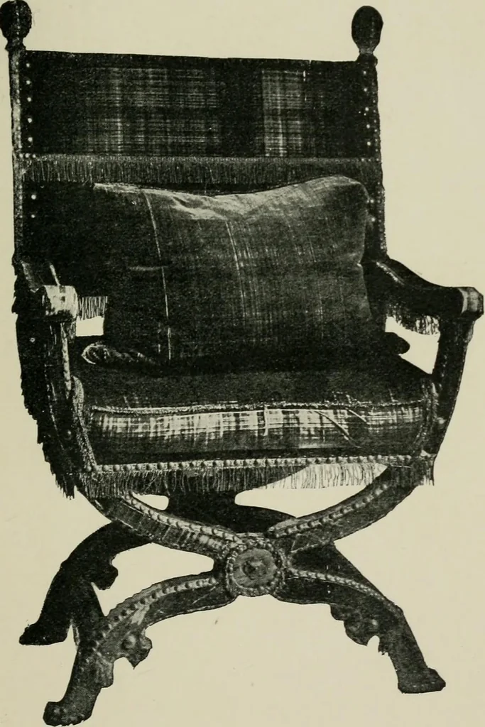 An illustration from Chats on old furniture : a practical guide for collectors, 1906, leaf 92