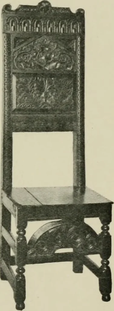 An illustration from Chats on old furniture : a practical guide for collectors, 1906, leaf 98
