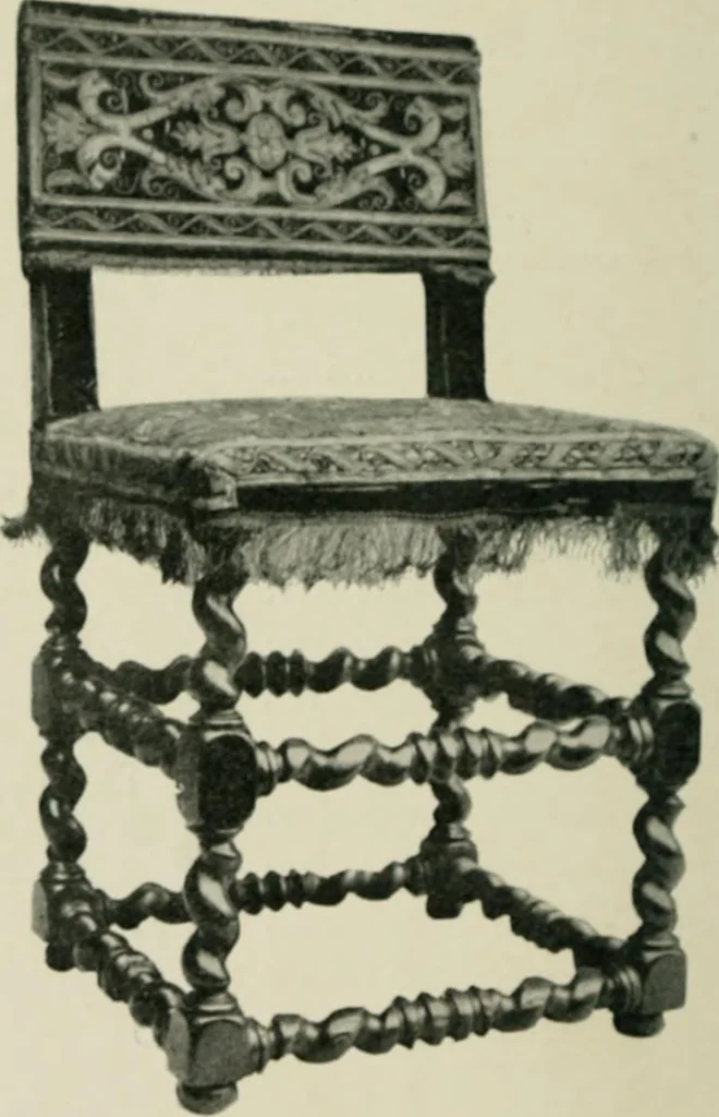 An illustration from Chats on old furniture : a practical guide for collectors, 1906, leaf 99