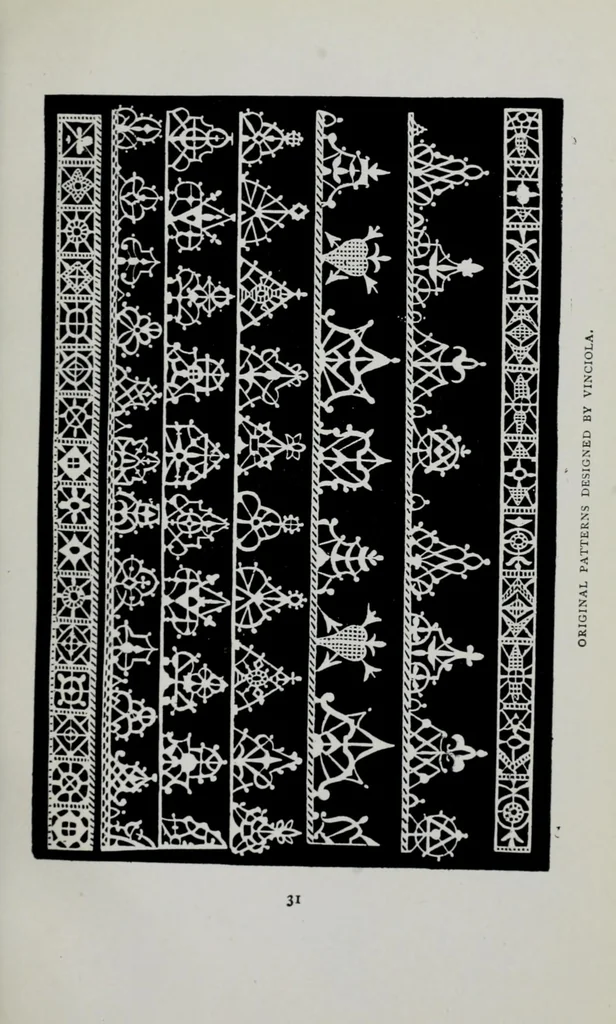An illustration from Chats on old lace and needlework;, 1925, leaf 33