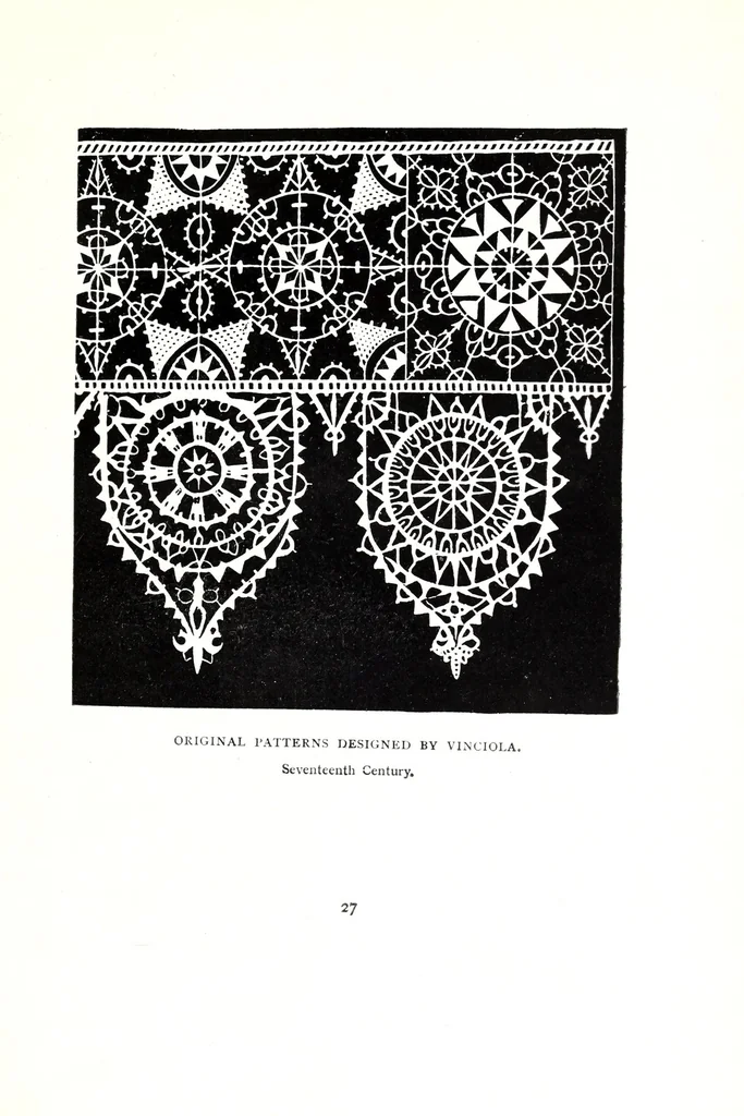 An illustration from Chats on old lace and needlework, 1908, leaf 33