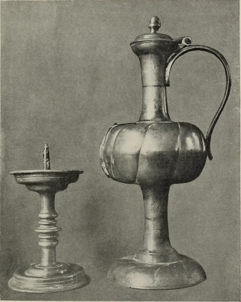 An illustration from Chats on old pewter, 1911, leaf 122