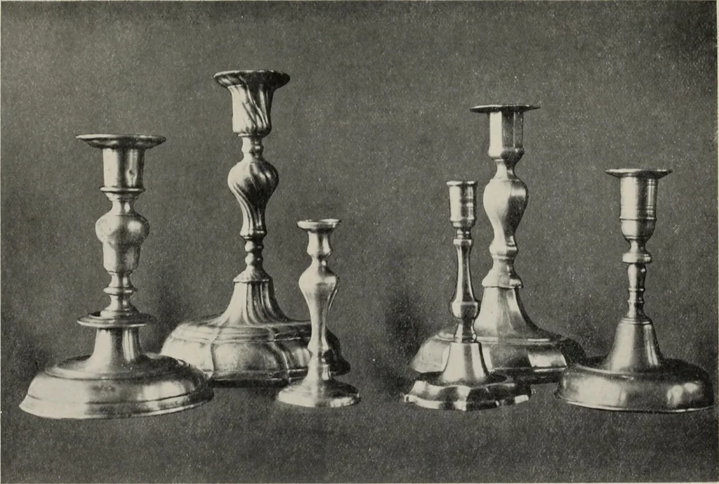 An illustration from Chats on old pewter, 1911, leaf 126