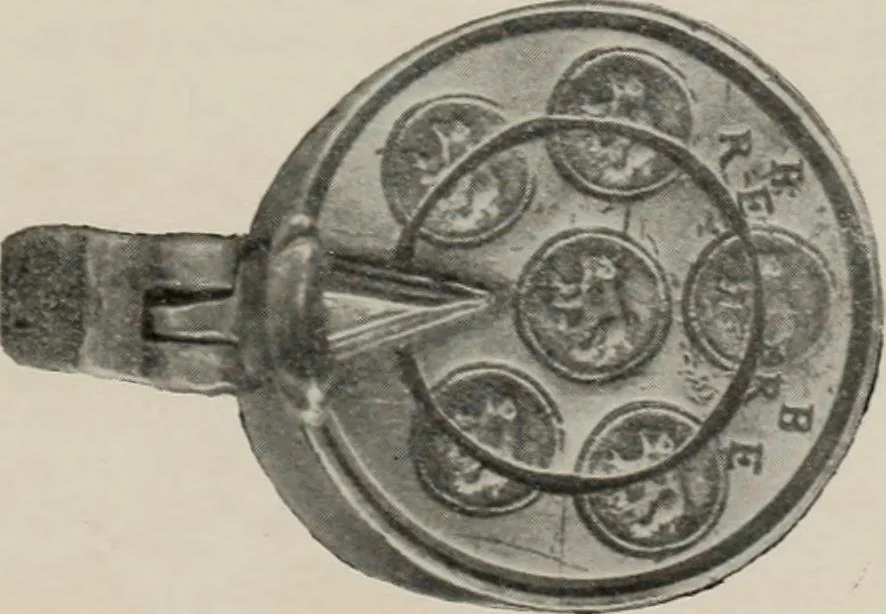An illustration from Chats on old pewter, 1911, leaf 156
