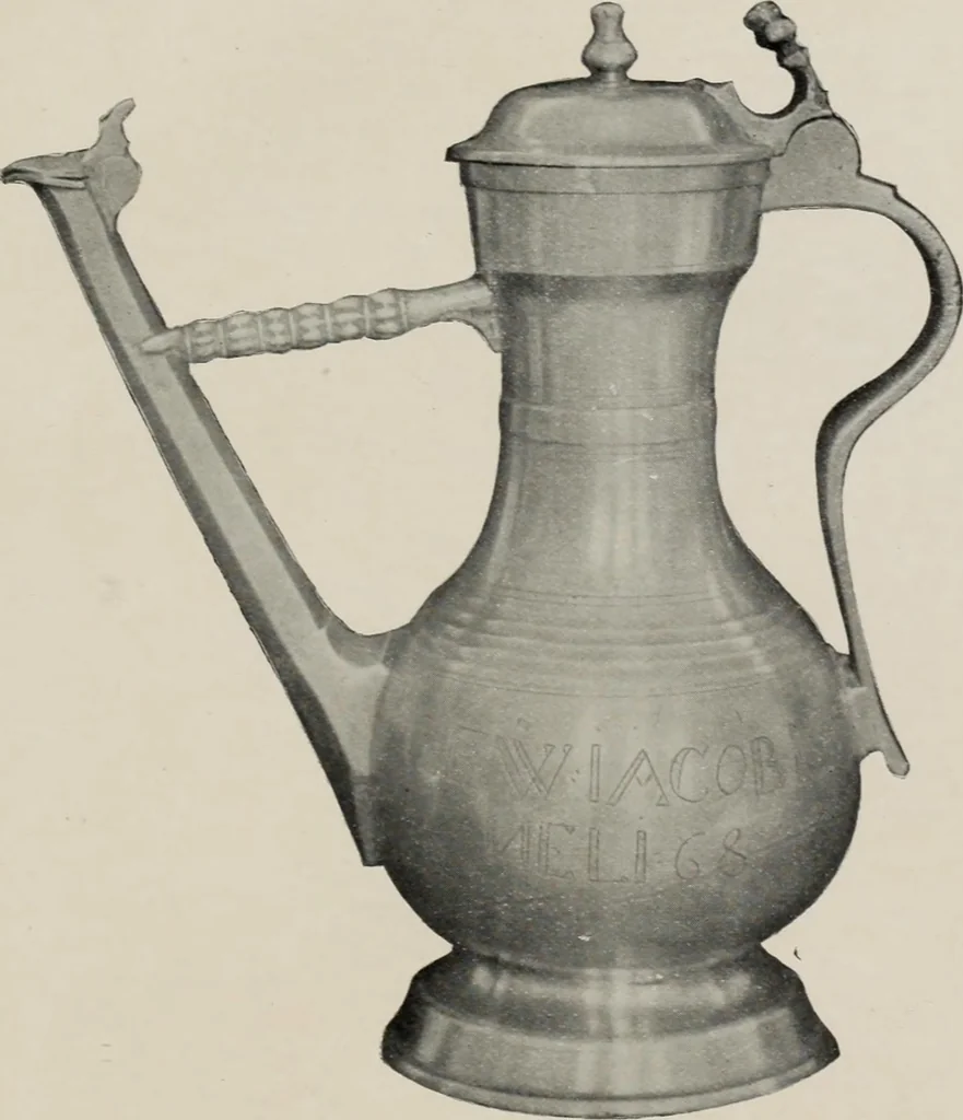An illustration from Chats on old pewter, 1911, leaf 172