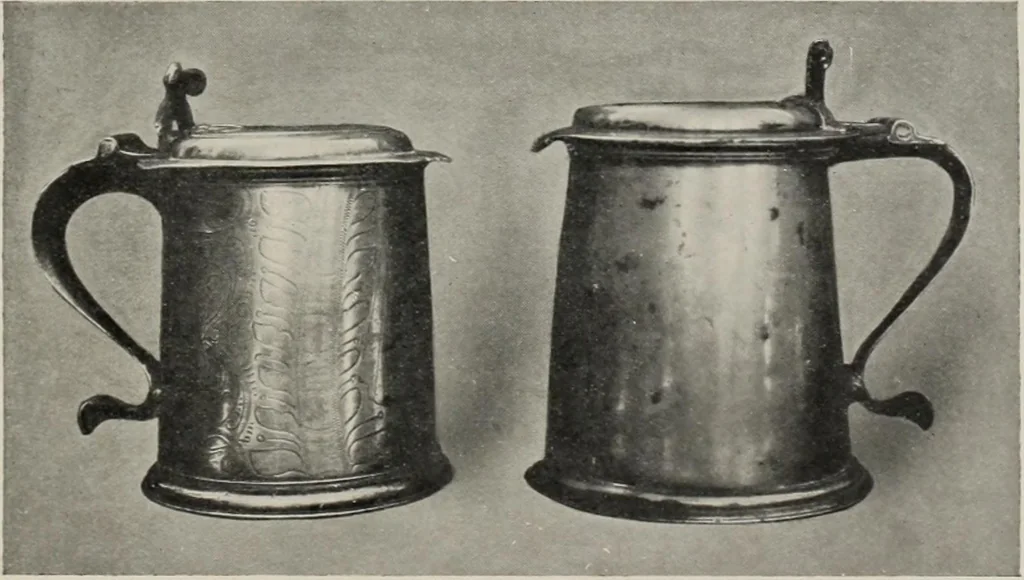 An illustration from Chats on old pewter, 1911, leaf 200