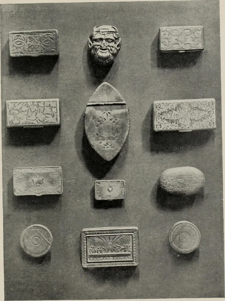 An illustration from Chats on old pewter, 1911, leaf 216