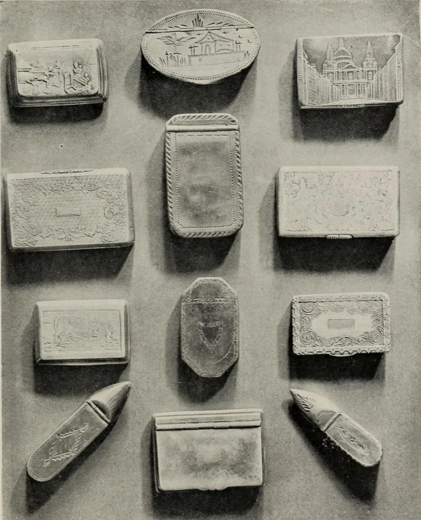 An illustration from Chats on old pewter, 1911, leaf 220